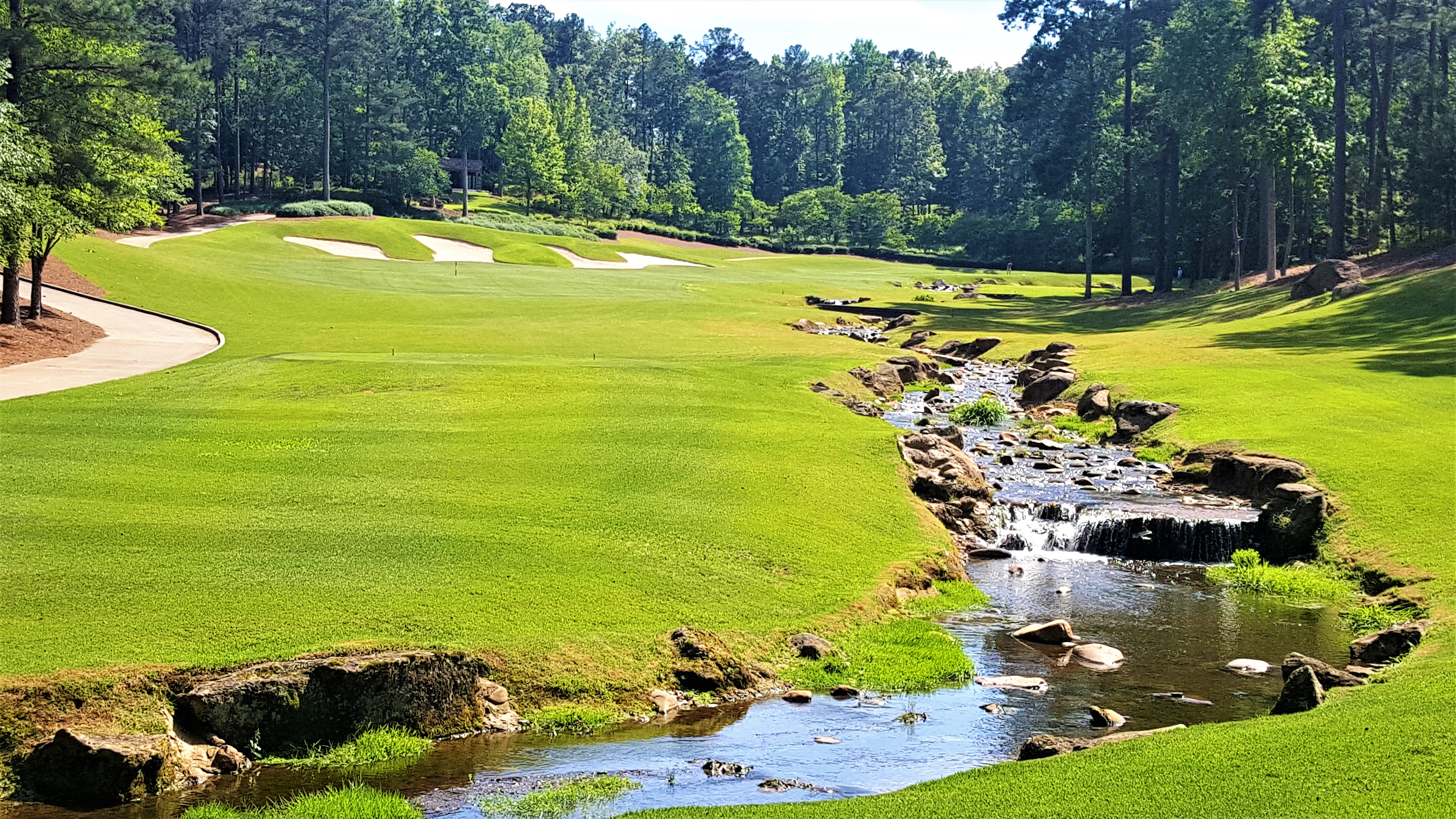 View from the 1st Tee on The Oconee Course